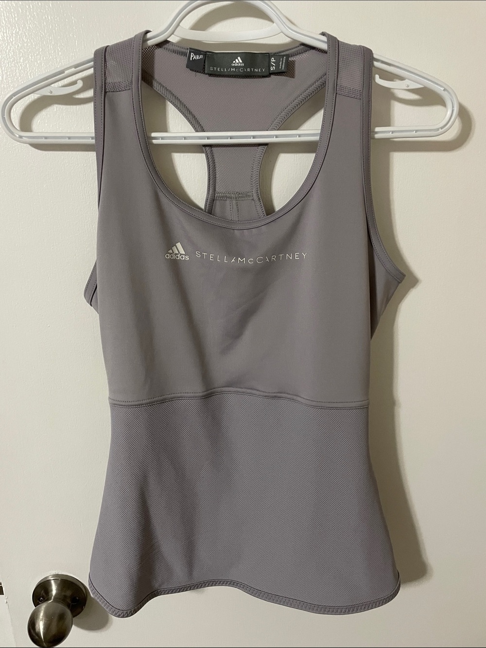 Adidas by Stella McCartney Light Purple Racerback Performance Tank Size Small